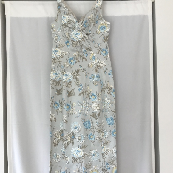 Dolce & Gabbana Floral Dress - Blue and Cream - Picture 1 of 8